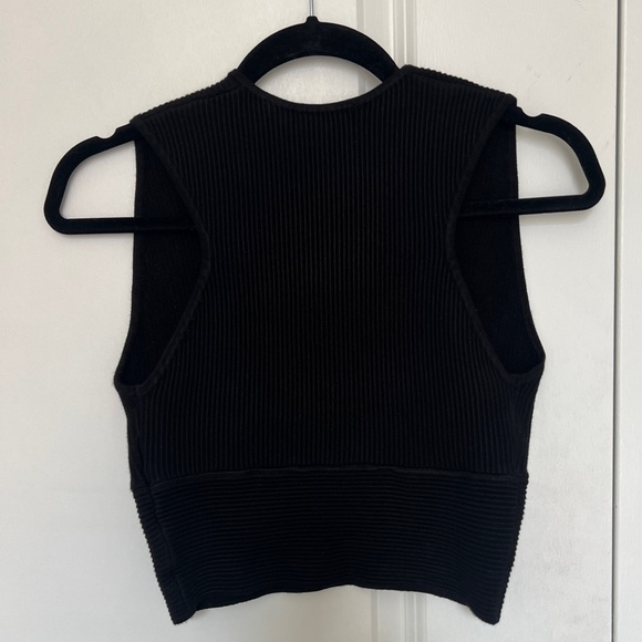 NWT House of Harlow 1960 Ribbed Knit Cropped Top - Picture 5 of 6